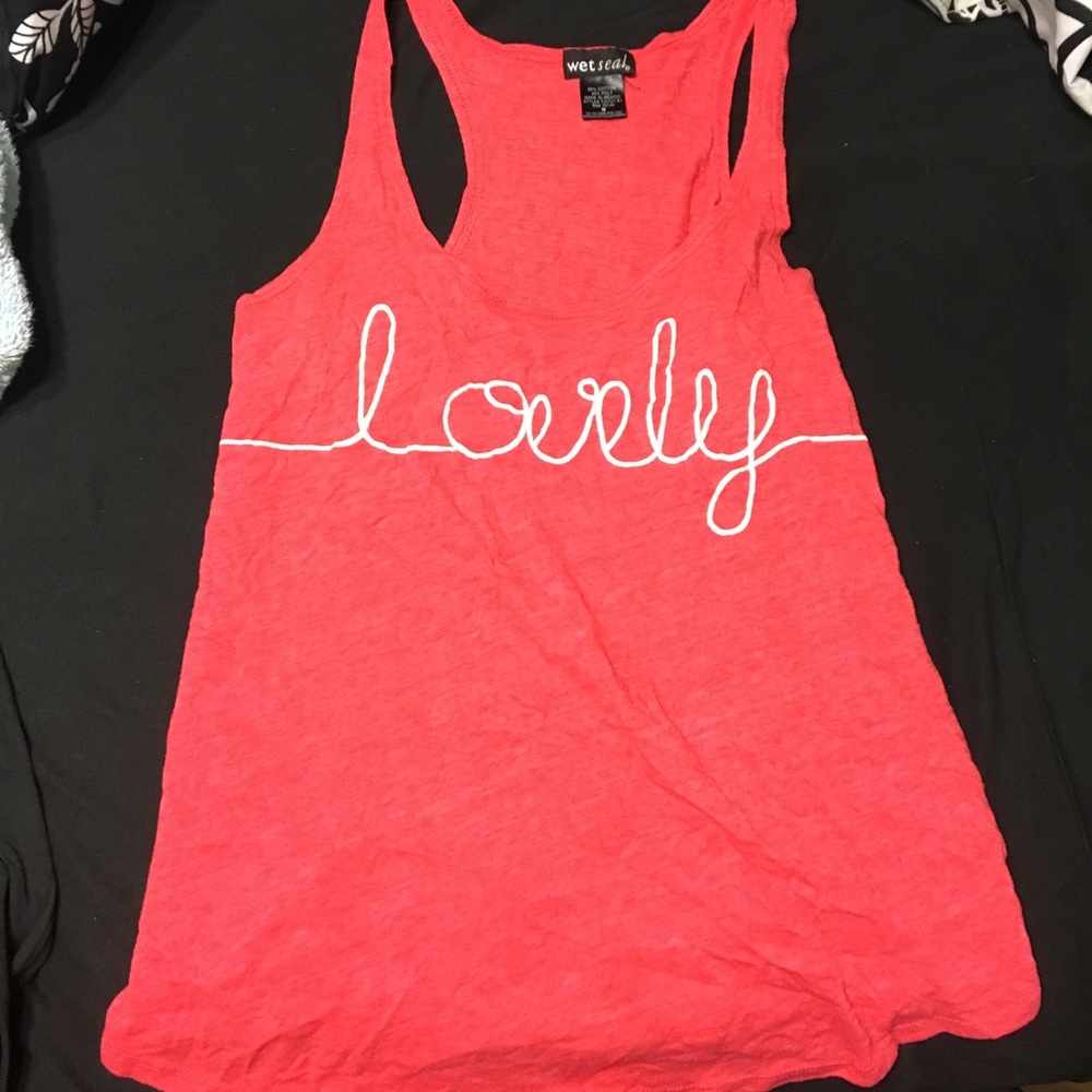 Wet seal tank top